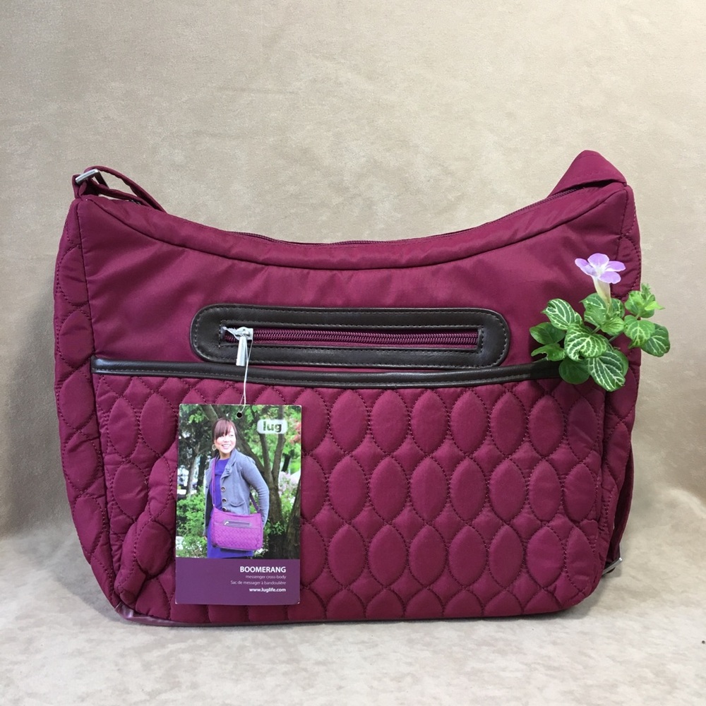 LUG Boomerang Messenger Crossbody Bag.  SOLD